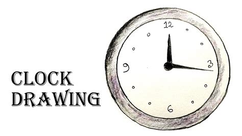 時鐘畫|How to Draw A Clock 如何畫時鐘 [Noob Draw] [菜鳥來畫畫]